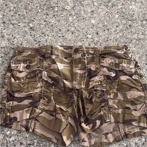 BONGO Green and Brown Cargo Shorts